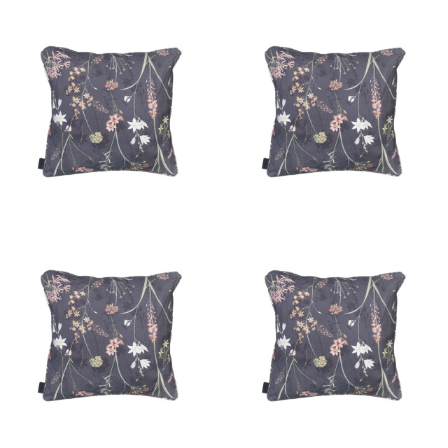 Madison sierkussen donna grey canvas eco+ ca. 50x50 cm set van 4 3083178 large