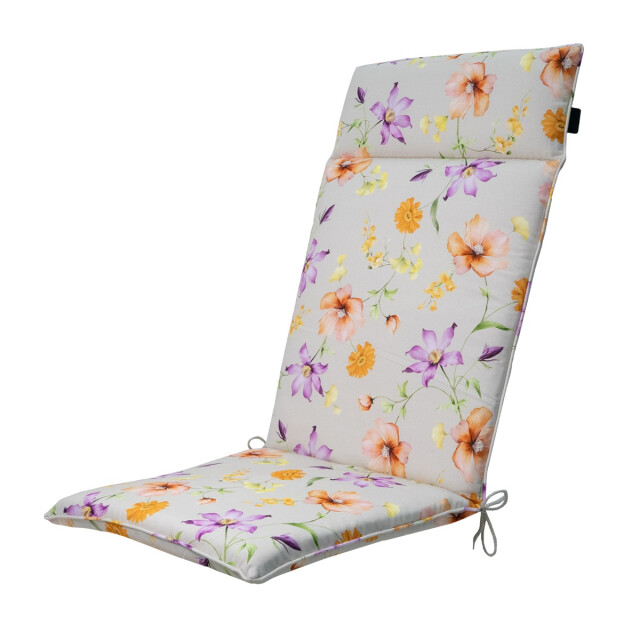 Madison tuinstoelkussen hoge rug florina purple ca. 120x50 cm set van 4 3082940 large