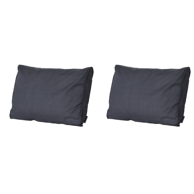 Madison lounge rugkussen basic black ca. 40x60 cm set van 2 3082840 large