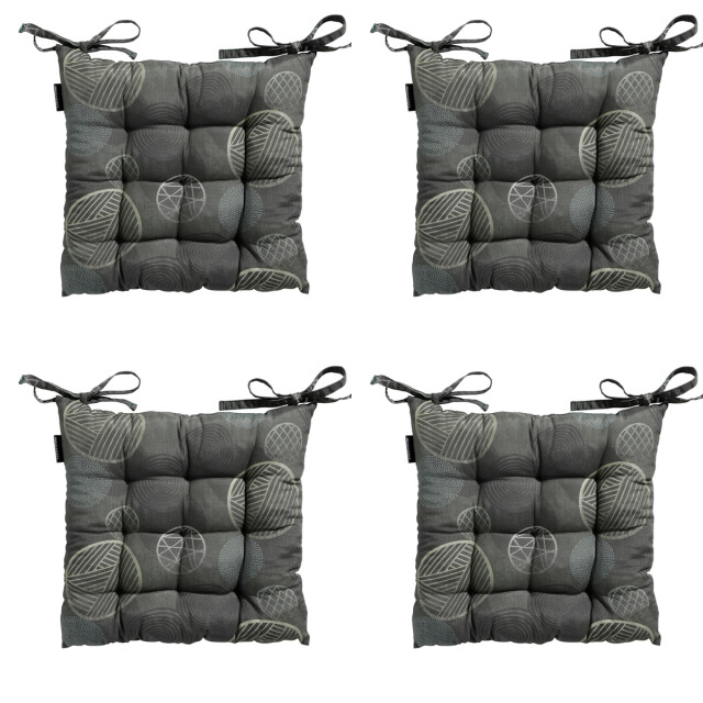 Madison zitkussen toscane circle green ca. 46x46 cm set van 4 3083340 large