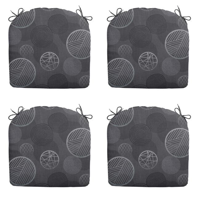 Madison zitkussen circle grey ca. 46x48 cm set van 4 3083431 large