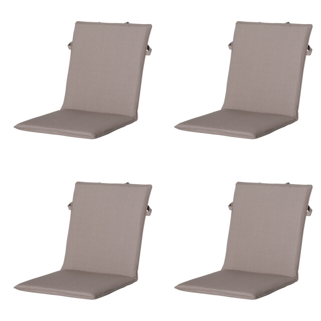 Madison stapelstoelkussen panama ca. 97x49 cm set van 4 3083612 large