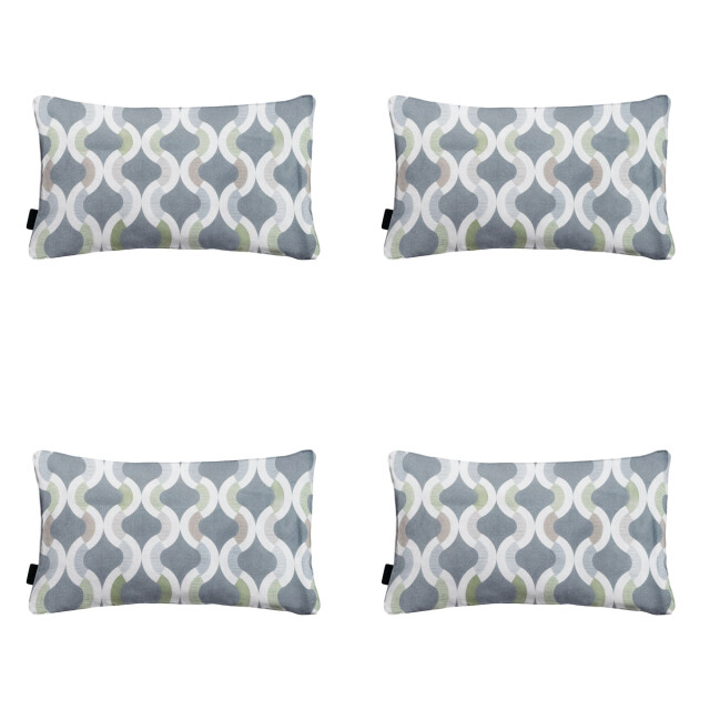 Madison sierkussen trivia grey ca. 30x50 cm set van 4 3083131 large