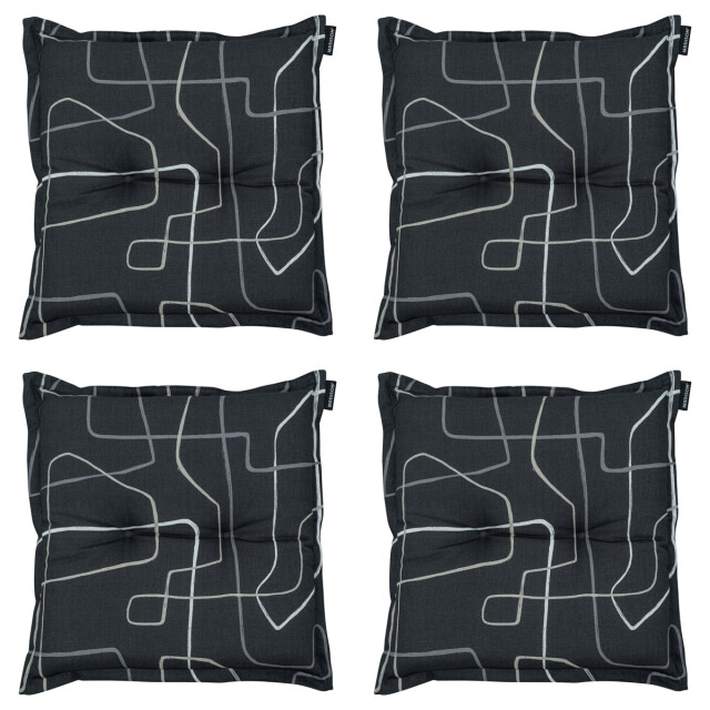 Madison zitkussen joah grey ca. 50x50 cm set van 4 3083291 large