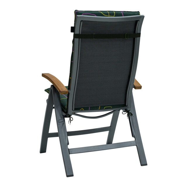 Madison tuinstoelkussen hoge rug joah green ca. 120x50 cm set van 4 3082913 large