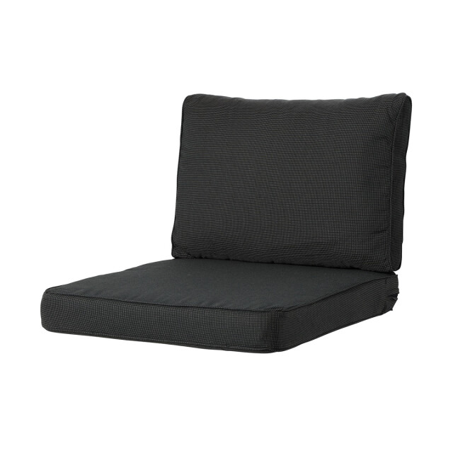 Madison lounge profi-line zitkussen rib black ca. 73x73 cm set van 2 3083494 large