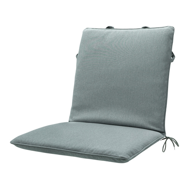 Madison stapelstoelkussen silver canvas eco+ ca. 97x49 cm set van 4 3083592 large