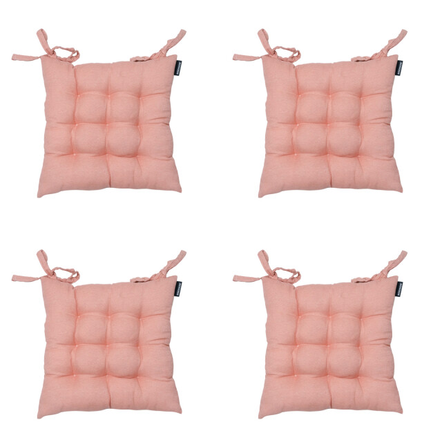 Madison zitkussen toscane napels salmone ca. 46x46 cm set van 4 3083353 large
