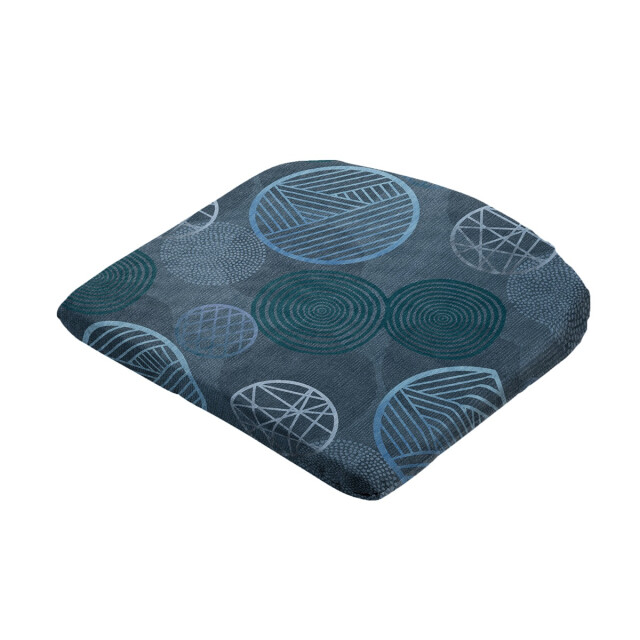 Madison zitkussen circle blue ca. 46x48 cm set van 4 3083433 large