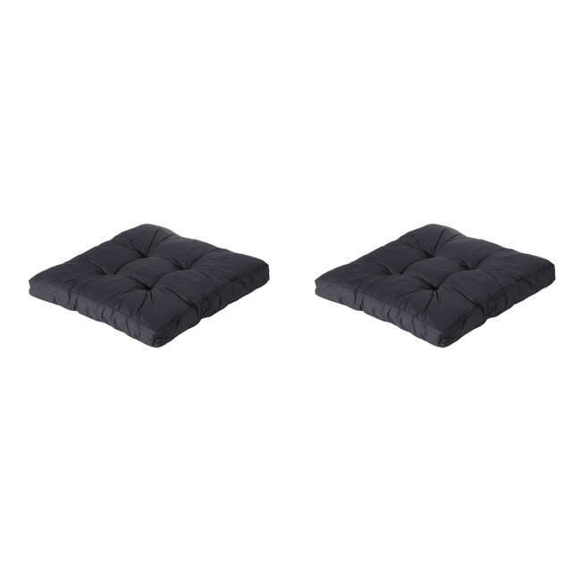 Madison florance zitkussen basic black ca. 60x60 cm set van 2 3082772 large