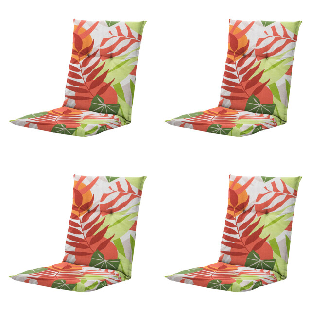 Madison tuinstoelkussen lage rug iven terra ca. 105x50 cm set van 4 3083010 large