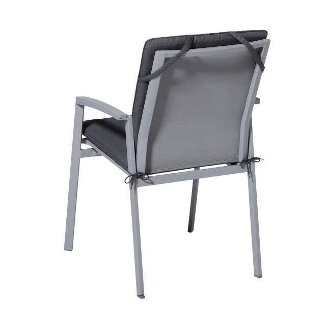 Madison stapelstoelkussen panama grey ca. 97x49 cm set van 4 3083571 large