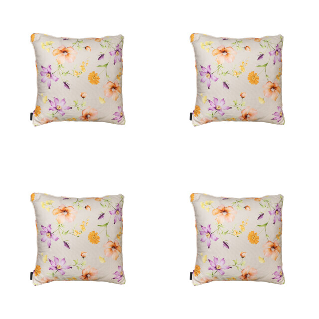 Madison sierkussen florina purple ca. 50x50 cm set van 4 3083191 large