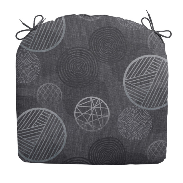 Madison zitkussen circle grey ca. 46x48 cm set van 4 3083431 large