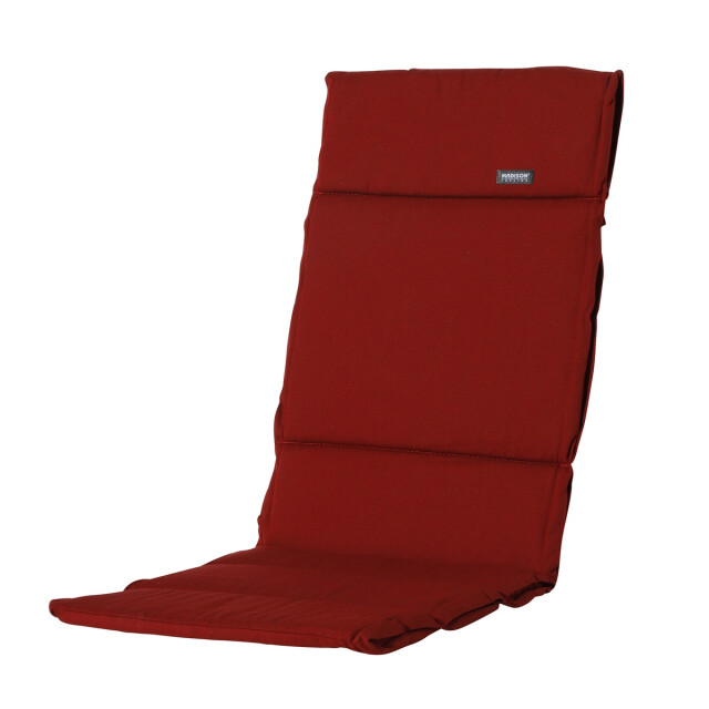 Madison tuinkussen fiber deluxe rib red ca. 125x50 cm set van 4 3083554 large