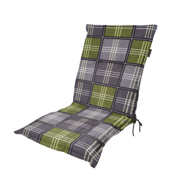 Madison tuinstoelkussen lage rug patchy olive ca. 105x50 cm set van 4 3082991 large
