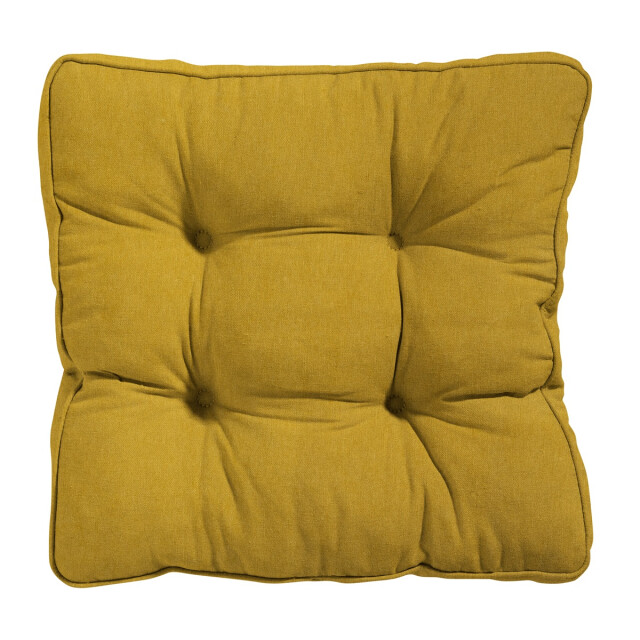 Madison zitkussen florance panama mustard ca. 47x47 cm set van 4 3082894 large