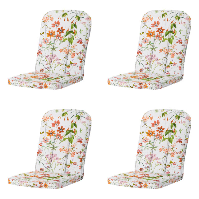 Madison tuinkussen carlo / calvia milly natural ca. 100x48 cm set van 4 3083513 large