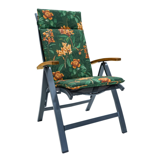 Madison tuinstoelkussen hoge rug lua green ca. 120x50 cm set van 4 3082933 large