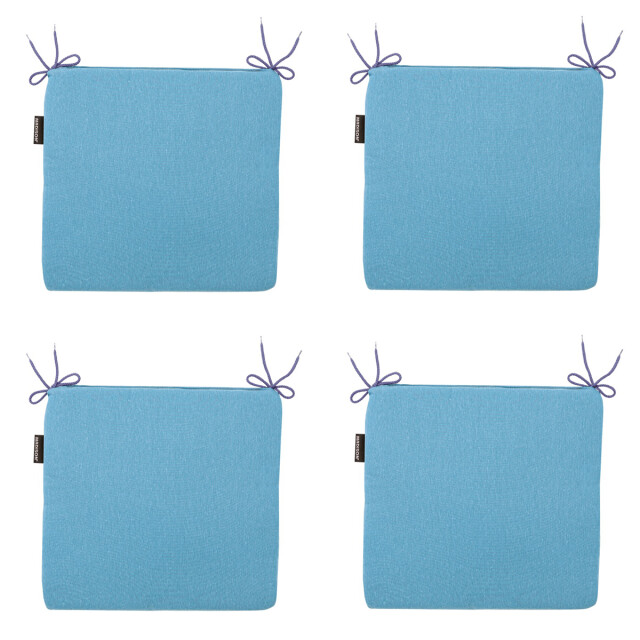 Madison zitkussen panama aqua ca. 40x40 cm set van 4 3083393 large