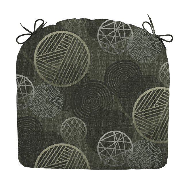 Madison zitkussen circle green ca. 46x48 cm set van 4 3083432 large