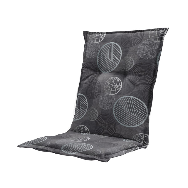 Madison tuinstoelkussen lage rug circle grey ca. 105x50 cm set van 4 3082992 large