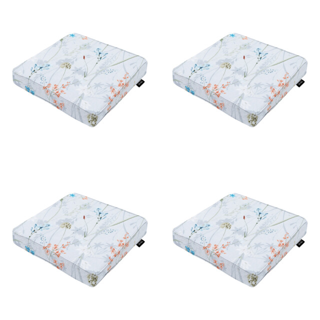 Madison zitkussen donna azure canvas eco+ ca. 40x40 cm set van 4 3083453 large