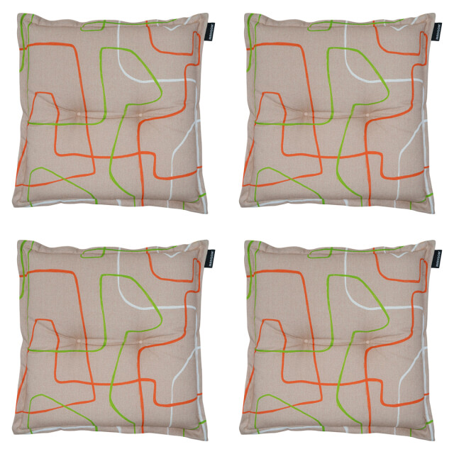 Madison zitkussen joah terra ca. 50x50 cm set van 4 3083294 large