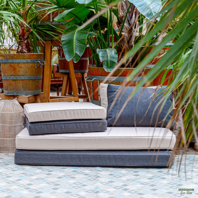 Madison lounge profi-line dark grey canvas eco+ ca. 40x60 cm set van 2 3082847 large