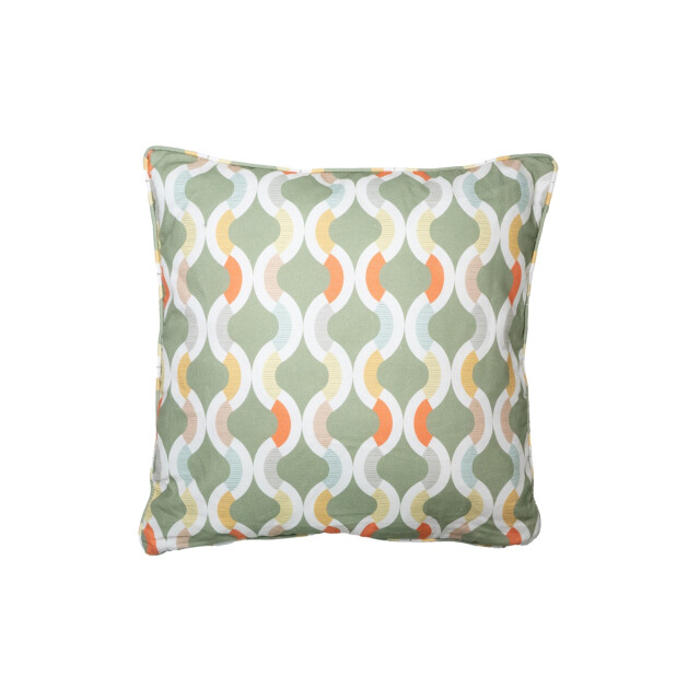 Madison sierkussen trivia green ca. 50x50 cm set van 4 3083207 large
