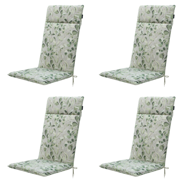 Madison tuinstoelkussen hoge rug diez ca. 120x50 cm set van 4 3082967 large