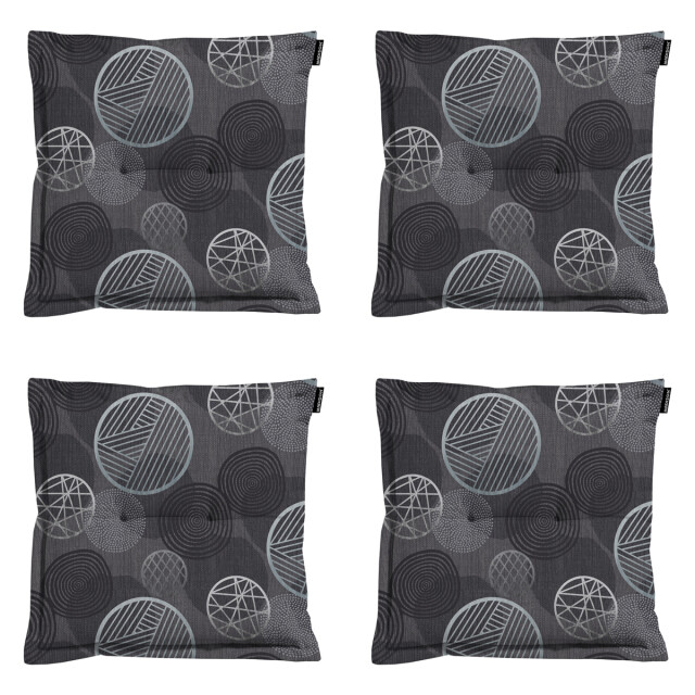 Madison zitkussen circle grey ca. 50x50 cm set van 4 3083288 large