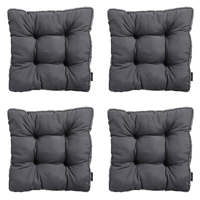 Madison zitkussen florance panama grey ca. 47x47 cm set van 4 3082888 large