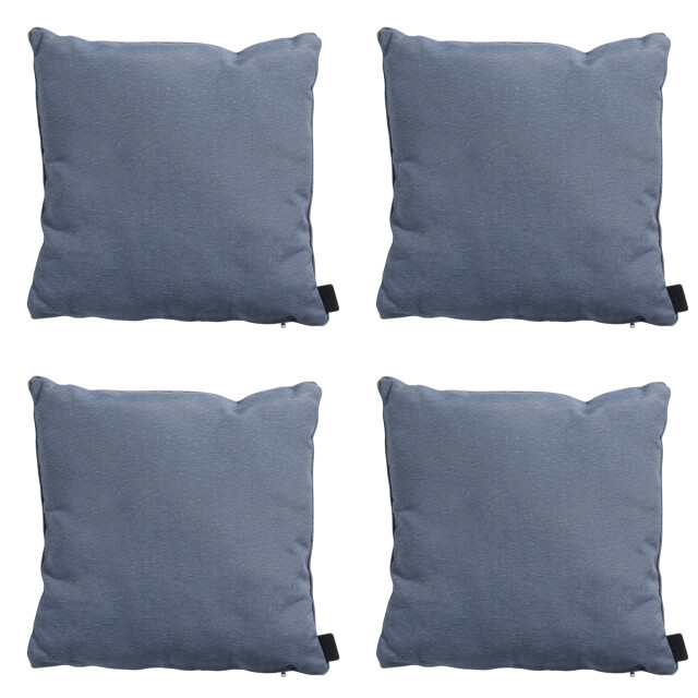 Madison sierkussen panama safier blue ca. 60x60 cm set van 4 3083250 large
