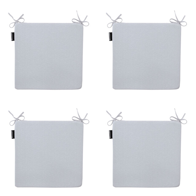 Madison zitkussen panama light grey ca. 40x40 cm set van 4 3083388 large