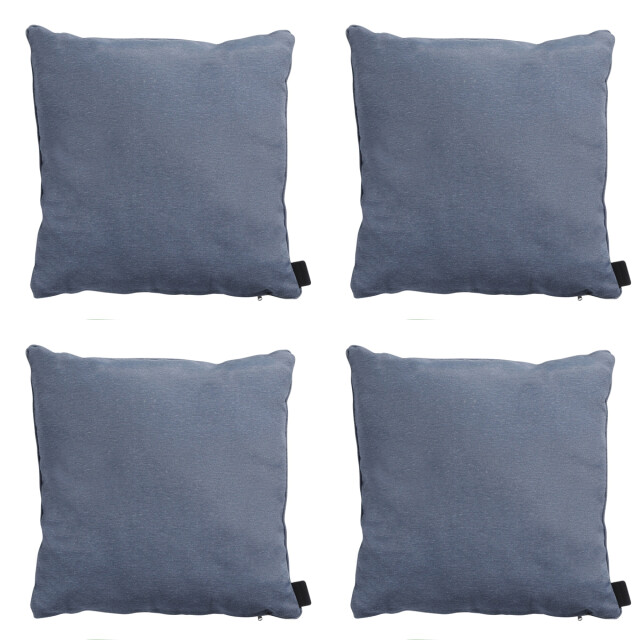Madison sierkussen panama safier blue ca. 45x45 cm set van 4 3083226 large