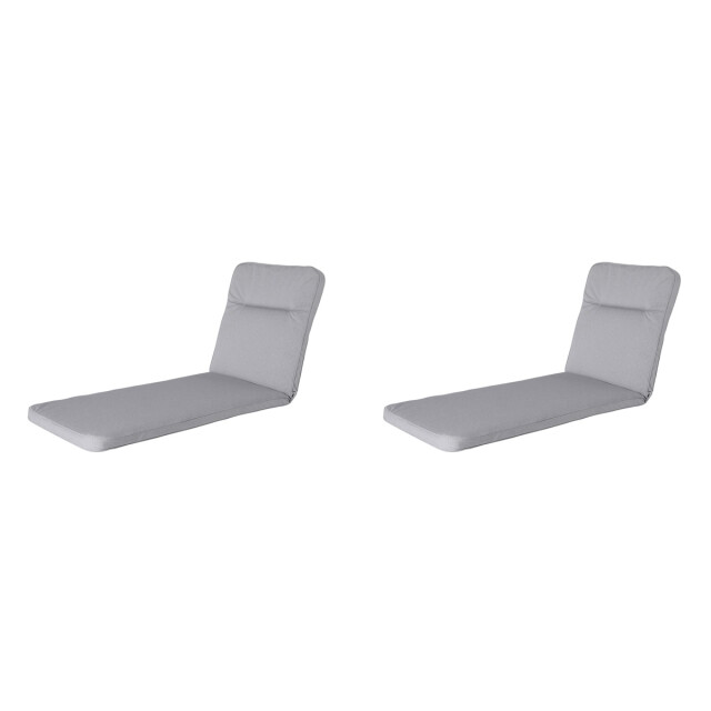 Madison ligbedkussen manchester light grey ca. 190x60 cm set van 2 3082768 large