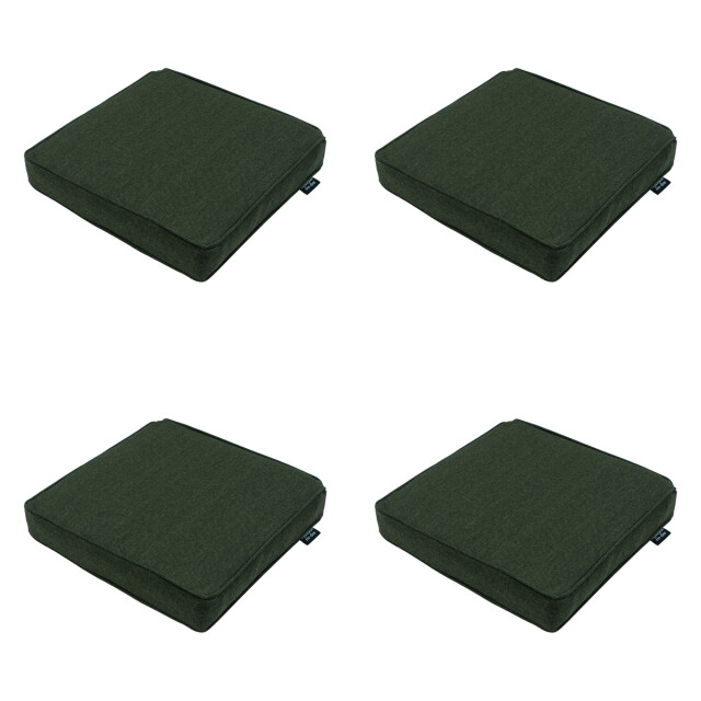 Madison zitkussen green canvas eco+ ca. 40x40 cm set van 4 3083446 large