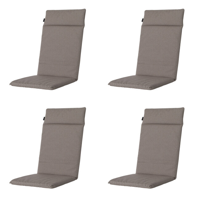 Madison tuinstoelkussen hoge rug manchester ca. 120x50 cm set van 4 3082949 large