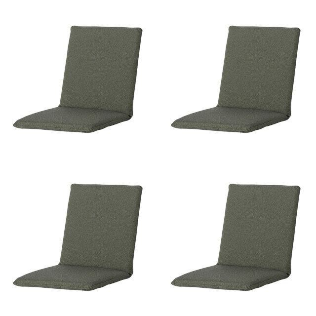 Madison stapelstoelkussen manchester green ca. 97x49 cm set van 4 3083608 large