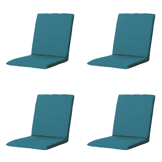 Madison stapelstoelkussen panama sea blue ca. 97x49 cm set van 4 3083568 large
