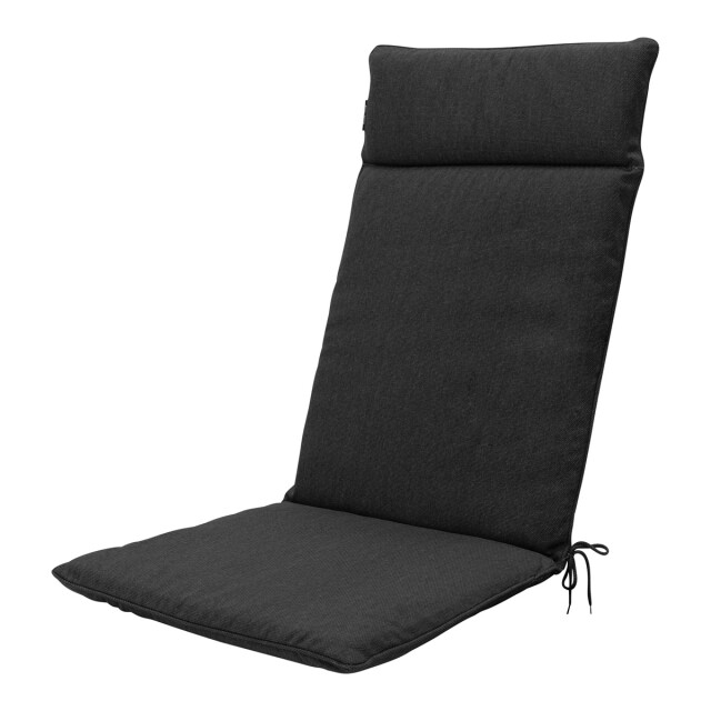 Madison tuinstoelkussen hoge rug black canvas eco+ ca. 120x50 cm set van 3082928 large