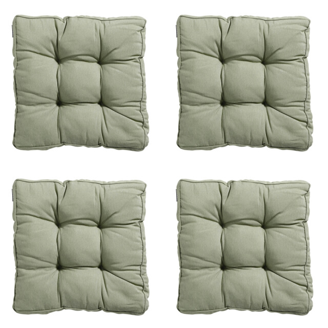 Madison zitkussen florance panama sage ca. 47x47 cm set van 4 3082890 large