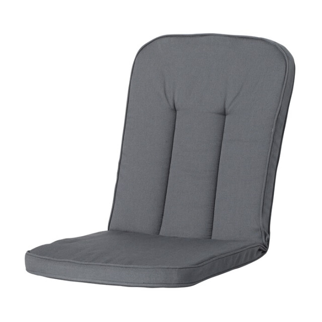 Madison tuinkussen carlo / calvia rib grey ca. 100x48 cm set van 4 3083511 large