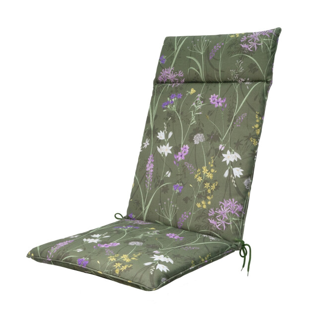 Madison tuinstoelkussen hoge rug donna green canvas eco+ ca. 120x50 cm - 3082929 large