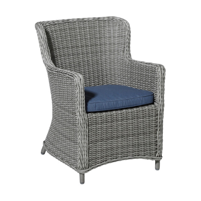 Madison zitkussen wicker panama safier blue ca. 48x48 cm set van 4 3083370 large