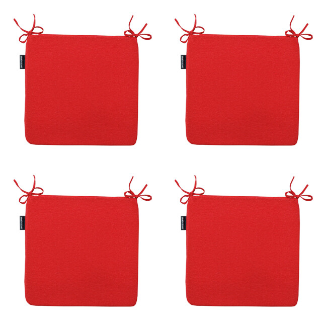 Madison zitkussen panama red ca. 40x40 cm set van 4 3083390 large