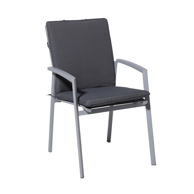 Madison stapelstoelkussen panama grey ca. 97x49 cm set van 4 3083571 large