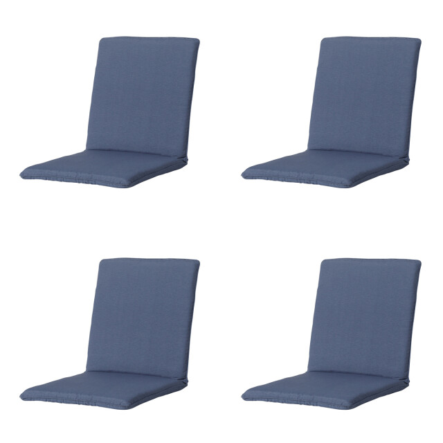 Madison stapelstoelkussen panama safier blue ca. 97x49 cm set van 4 3083570 large