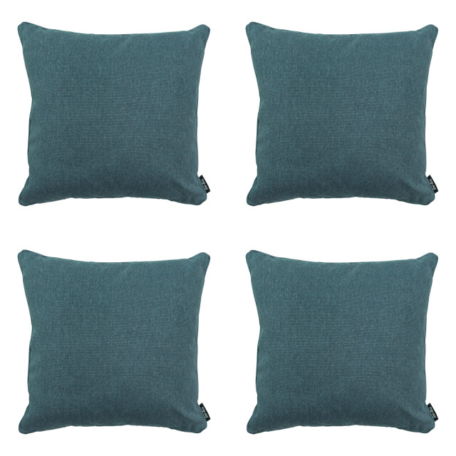 Madison sierkussen sea blue canvas eco+ ca. 50x50 cm set van 4 3083170 large